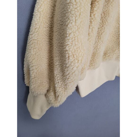 The Drop Women's Lee Sherpa Bomber Jacket Sandstorm Size 2X - Picture 6 of 9